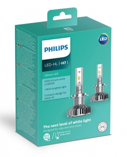 LED H7 PHILIPS Ultinon 12V žiarovka Set