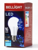 LED E27 120W žiarovka 230V BELLIGHT (spotreba 16W) studená biela 6500K A65