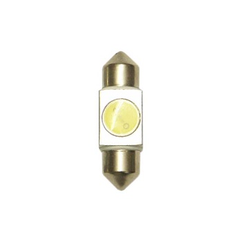 Žiarovka C10W LED 12V 31mm Studená Biela sufit vysokosvietivá