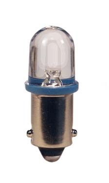 Žiarovka T4W modrá LED 12V 4W Ba9s Blue - Set 2ks