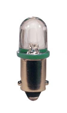 Žiarovka T4W Zelená LED 12V 4W Ba9s - Set 2ks
