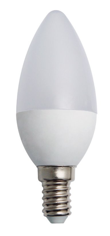 LED žiarovka E14 60W 230V SADN sviečka (spotreba 7W) 3000K teplá biela C37