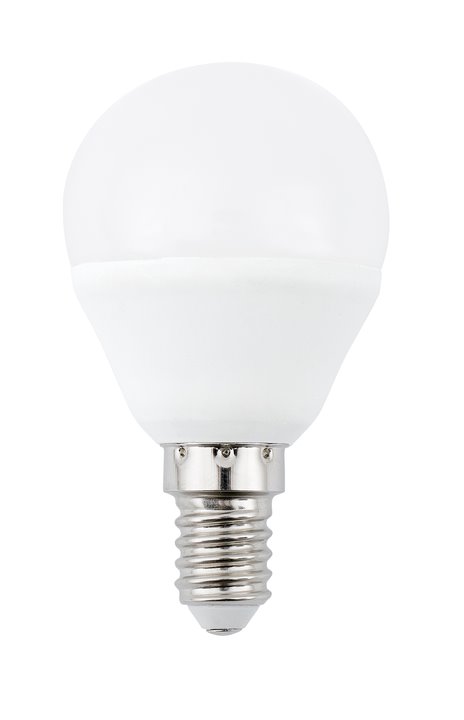 LED žiarovka E14 45W 230V SADN (spotreba 5W) 6500K studená biela G45