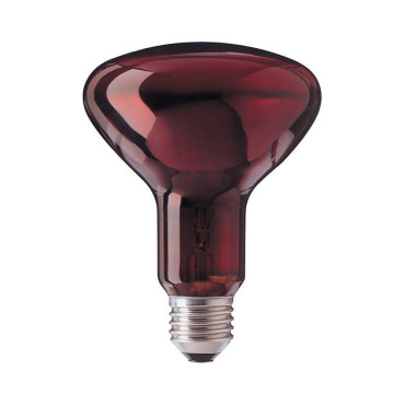 Výhrevná Infra žiarovka 100W 230V E27 R95 Red