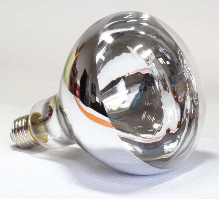 Výhrevná Infra žiarovka 150W 230V E27 R125 Číra