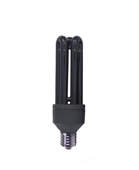 Žiarovka úsporná E27 90W (18W) 230V UV čierne Ultra Fialové svetlo
