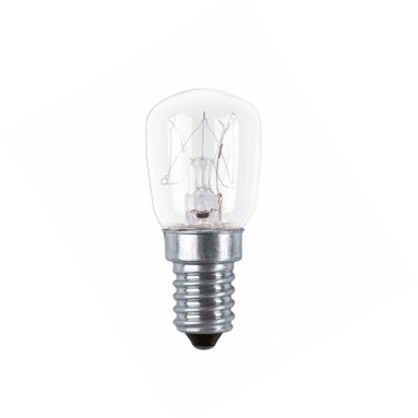 Žiarovka 230V 25W E14 hruška číra pre domáci spotrebič