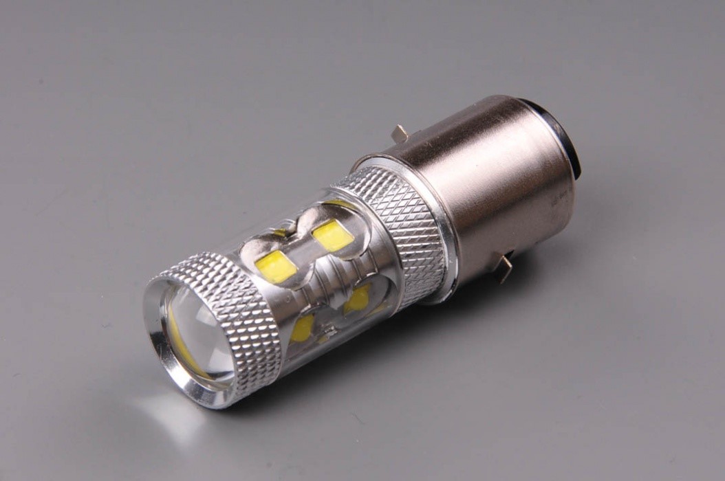 Žiarovka LED 35/25W BA20d 12V - 24V Studená biela