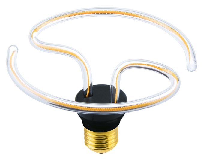LED špirála E27 dekoračná 230V 60W teplá biela stmievateľná žiarovka