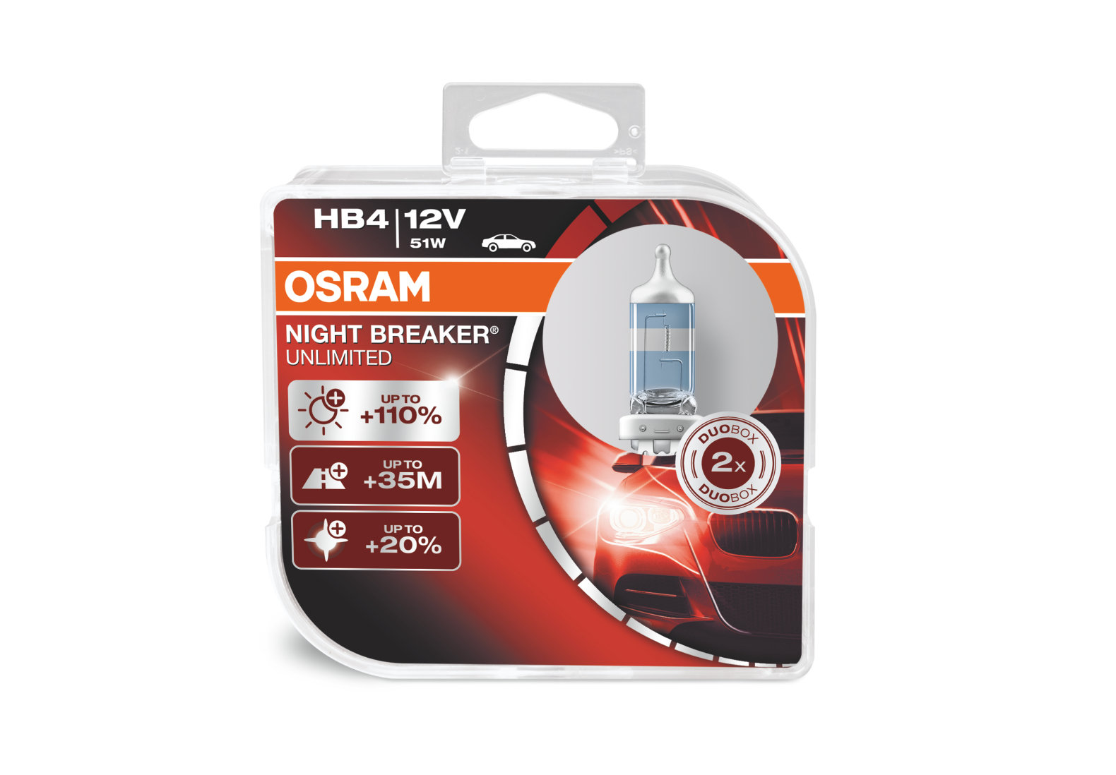 Žiarovka HB4 (9006) OSRAM Night Breaker Unlimited 12V Set 2ks
