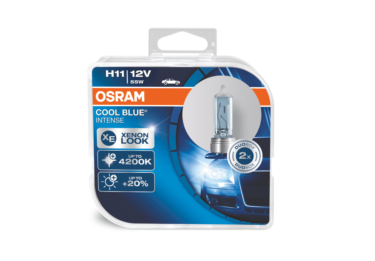 Žiarovka H11 OSRAM Cool Blue Intense 12V 55W - Set 2ks