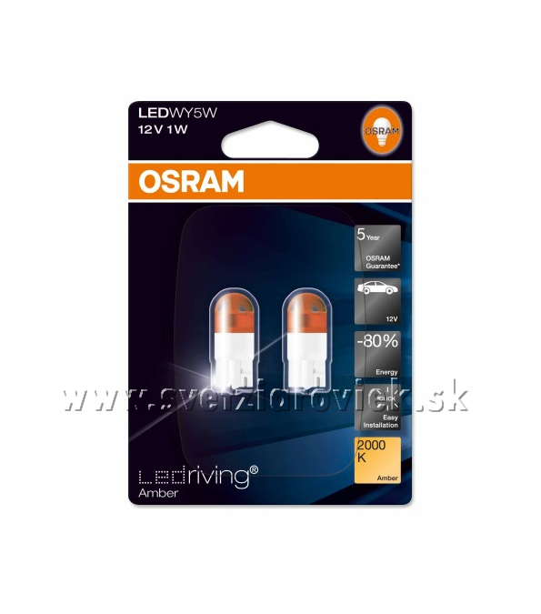  1W 12V W2,1X9,5D BLI2 OSRAM