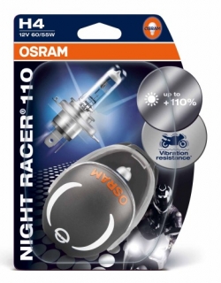 Žiarovka H4 12V 60/55W OSRAM Night Racer 110 Motocyklová - 2ks Set