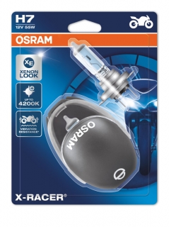 2ks Žiarovka H7 OSRAM X-Racer 12V 55W Xenón Efekt Motocyklová