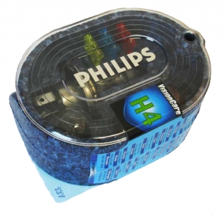 Sada žiaroviek H4 Premium 12V PHILIPS SPARE-KIT VisionCare