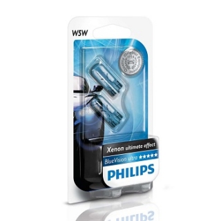 Žiarovka W5W 12V PHILIPS Blue Vision Set 2ks