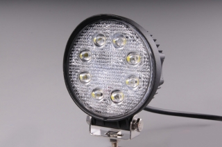 Rozptylný okrúhly LED pracovný svetlomet prídavný 24W 10-30V reflektor
