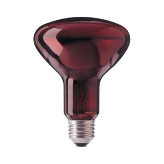 Výhrevná Infra žiarovka 100W 230V E27 R95 Red