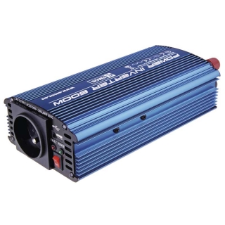 Menič napätia z 12V na 230V 600W (1200W) + USB - invertor EMOS