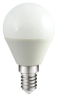 LED žiarovka E14 45W 230V ORO (spotreba 5,2W) 6000K studená biela G45