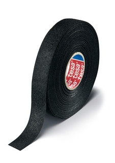 Textilná lepiaca izolačná páska PET 25mm X 25m - čierna (chlpatá) TESA 51618