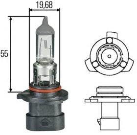 Žiarovka HB4A HELLA 12V 51W P22d (rovná patica)