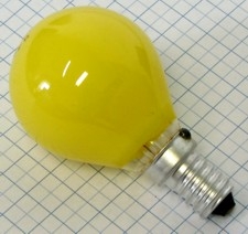Žiarovka 240V 40W E14 iluminačná-žltá 46x75mm
