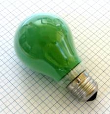 Klasická žiarovka 25W 230V E27 Zelená ORBITEC 60x103mm obyčajná A60