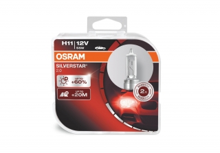 Žiarovka H11 OSRAM Silverstar 2.0 12V 55W Set 2ks