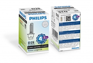 Xenónová výbojka D2S PHILIPS Longer Life Záruka 4+3 roky 35W P32d-2 - 1ks