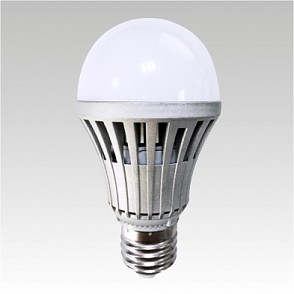 LED žiarovka E27 55W nízkonapäťová  12V/24V AC/DC NBB (9W) teplá biela A60