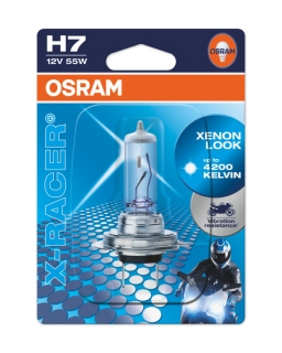 Žiarovka H7 OSRAM X-Racer 12V 55W Xenón Efekt Motocyklová - 1ks blister