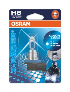 Žiarovka H8 OSRAM X-Racer 12V 35W Xenón Efekt Motocyklová - 1ks blister