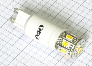 LED 9 230V 3,5W G9 240lm SMD teplá biela SLIM