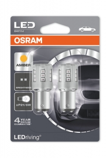 Auto žiarovka P21/5W LED 12V Oranžová Osram LEDriving Standard - Set