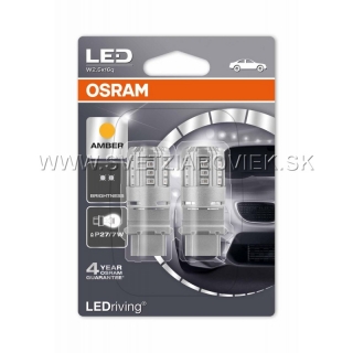 Auto-žiarovka P27/7W LED 3157 12V Oranžová Osram LEDriving Standard Amber Set