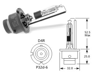 Xenónová výbojka D4R LUCAS 35W 12V / 24V