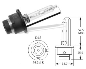 Xenónová výbojka D4S LUCAS 35W 12V / 24V