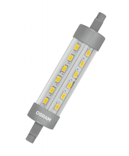 LED R7s 75W žiarovka 118mm 230V OSRAM Ledvance Teplá biela 2700K 9W lineárna