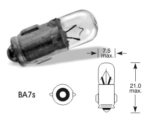 Žiarovka 1,2W ELTA 6V BA7s