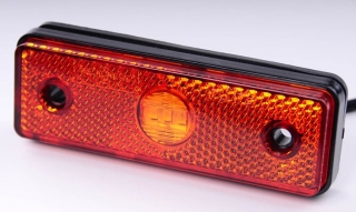 Oranžové LED pozičné svetlo bočné 12V - 24V homologizácia E11