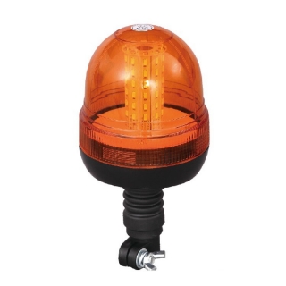 Maják LED tyčový 12V / 24V 60xLED LUCAS oranžový montáž na DIN tyč + EHK ECE R10