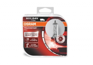 Žiarovka H11 24V 70W OSRAM TruckstarPro +100% svetla - Set 2ks