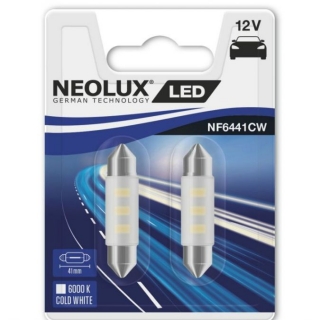 Autožiarovka LED C10W Sufit 12V NEOLUX 41mm SV8,5-8 6000K Studená Biela 2000h