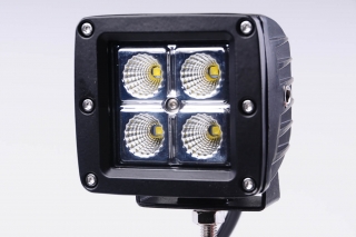 Pracovné svetlo LED štvorcové 20W 1800lm 12V/24V konzolové