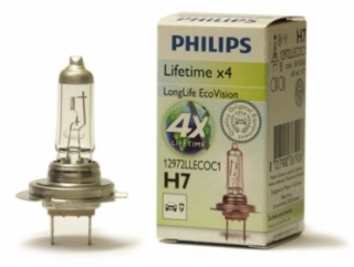 Žiarovka H7 PHILIPS LongLife EcoVision 12V 55W