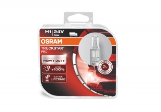 Žiarovka H1 24V 70W OSRAM Truckstar Pro +100% Svetla - Set 2ks