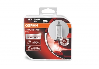 Žiarovka H7 24V 70W OSRAM Truckstar Pro +100% Svetla - Set 2ks