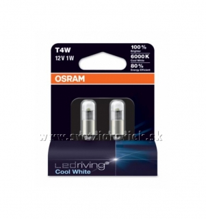 Žiarovka LED T4W 12V OSRAM LEDriving 6000K Set 2ks