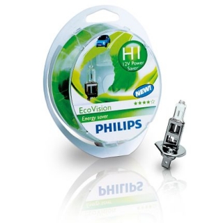 Žiarovka H1 PHILIPS EcoVision 12V - Set 2ks